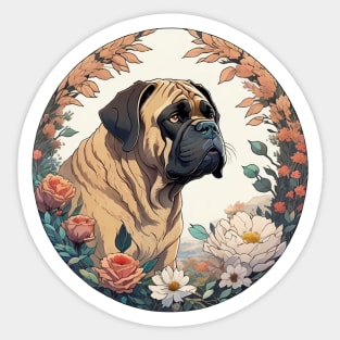 Mastiff Garden Sticker